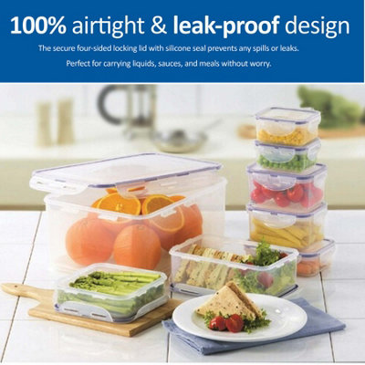 LocknLock Rectangular Airtight Food Storage Container Box BPA Free ...