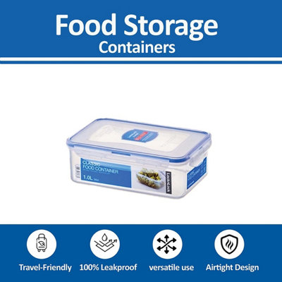 LocknLock Rectangular Classic Food Container 1L (34oz) 207 x 134 x 70mm ...