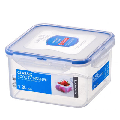 LocknLock Square Classic Food Container 1.2L (40oz) 155 x 155 x 87mm ...