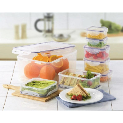 LocknLock Square Classic Food Container 1.2L (40oz) 155 x 155 x 87mm ...