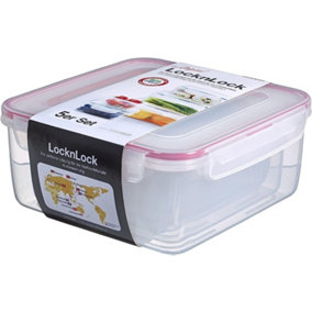 LocknLock Square Nestable Air & Watertight 5pc Food Storage Container Set