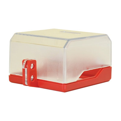 Lockout Switch & Socket Lockable Cover Single Gang Fixing Screws & Double Sided Tape Included