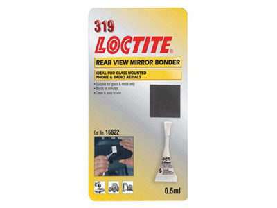 LOCTITE Rear View Mirror Bonder Glue Adhesive 319 For Glass Metal Only Fast Dry