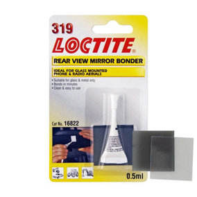 Loctite Rear View Mirror Glue Glass to Metal Adhesive 30 Second Bond 194088