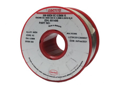 LOCTITE - Solder Wire 0.5mm, 60/40 grade 250g