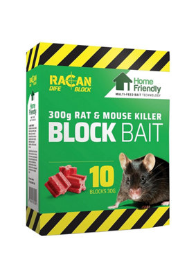 Lodi Racan Home Friendly Rat & Mouse Killer Block Bait 300g