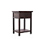 Lodini 1 Drawer Brown Bedside Table