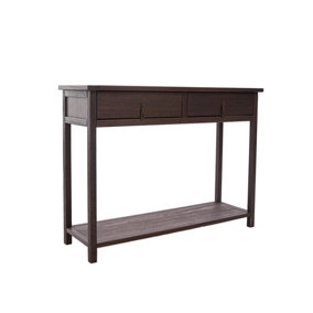 Lodini 2 Drawer Brown Console Table