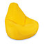 Loft 25 Bean Bag Gamer Chair Living Room Water Resistant Indoor Outdoor Beanbag, Yellow