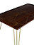 Loft Dark Mango Wood Rectangular 6 Seater Dining Table