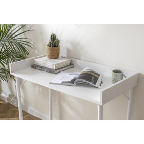 Loft Home Computer Desk - White & White