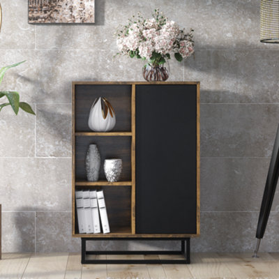 Loft Retro Industrial Sideboard Vintage Oak TV Unit Cabinet