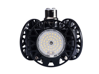 Loft & Shed Bulb LED Mains Powered Bulb 4000 Lumens with Adjustable Panels