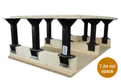 Loft Storage Stilts - Box of 96 (11.3m² Space)