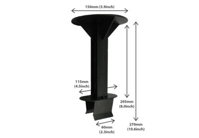 Loft Storage Stilts - Box of 96 (11.3m² Space)