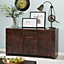 Loft Wooden 3 Doors And 3 Drawers Sideboard