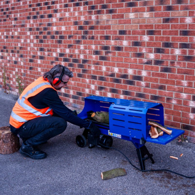 Log Splitter 5 Ton Hydraulic 3L Electric 2000 Watt Motor Wood Timber ...
