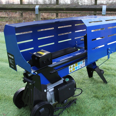 Log Splitter 7 Ton Hydraulic 3L Electric 2200 Watt Motor Wood Timber Cutter 2 Blades Duoblade 520mm Max Log Length