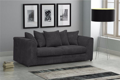 Logan 3 Seater Sofa Fabric Jumbo Cord