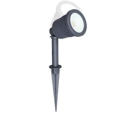 LOGAN - CGC Dark Grey Outdoor Garden Spike LED Light - 3