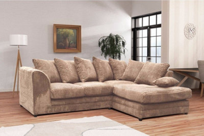 Logan Compact Corner Sofa Jumbo Cord Fabric