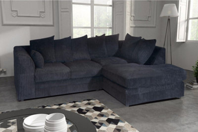 Logan Compact Corner Sofa Jumbo Cord Fabric