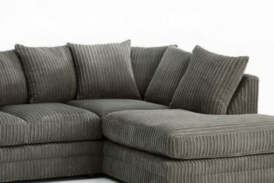 Logan Compact Corner Sofa Jumbo Cord Fabric
