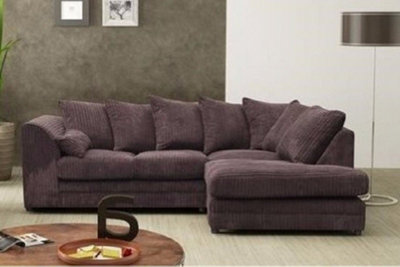 Logan Compact Corner Sofa Jumbo Cord Fabric