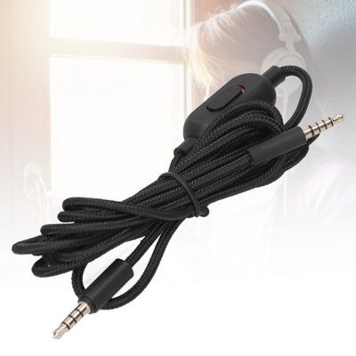Logitech G233 G433 GPRO GPROX Gaming Headset Audio Cable with Volume&Microphone Control
