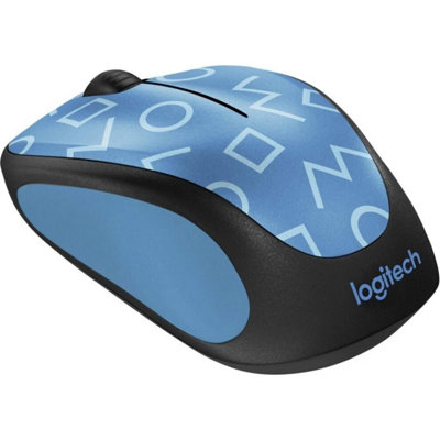 Logitech - M325c Optical Wireless Mouse - Blue-ETech