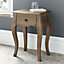 Loire 1 Drawer Oak Lamp Stand Only