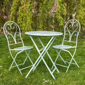Loire Bistro Set - 3pc - L61 x W61 x H73 cm - Sage Green