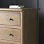 Loire Weathered Oak 3 Drawer Chest Only
