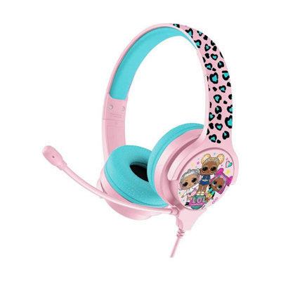 LOL Surprise Childrens/Kids Lets Dance On-Ear Headphones Pink/Blue (One Size)