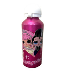 LOL Surprise Girls Aluminium Sports Cap Water Bottle Pink (One Size)
