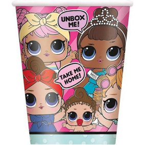 LOL Surprise Paper Characters Party Cup (Pack of 8) Multicoloured (One Size)