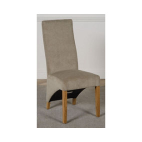Lola Grey Fabric Dining Chairs for Dining Room or Kitchen
