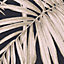 Lola Paris Palm Motif Wallpaper Black / Pink AS Creation 36919-1
