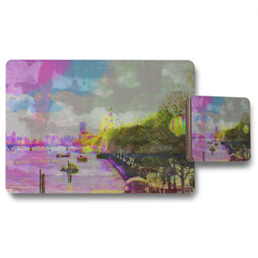 london Bridge view (Placemat & Coaster Set) / Default Title