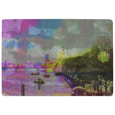 London Bridge View Special Soft Home Rug