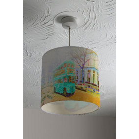 london bus green front (Ceiling & Lamp Shade) / 25cm x 22cm / Lamp Shade