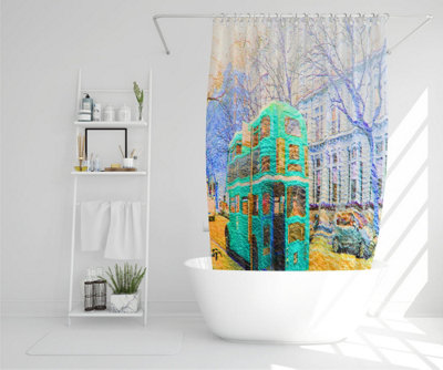 London bus green rear (Shower Curtain) / Default Title Price Comparisons | Compare The Build