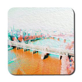 LONDON EYE VEIW Orange (Coaster) / Default Title