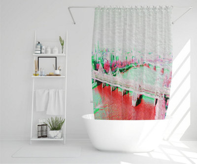 LONDON EYE VEIW RED (Shower Curtain) / Default Title Price Comparisons | Compare The Build