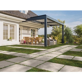 London Grey 20mm Thick 600mm x 600mm Porcelain Paver Value Pack (Pack of 64 w/ Coverage of 23.04m2)