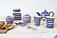 London Pottery Globe 4 Cup Teapot Blue Bands