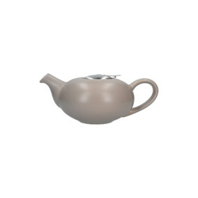 London Pottery Pebble Filter 2 Cup Teapot Matt Putty
