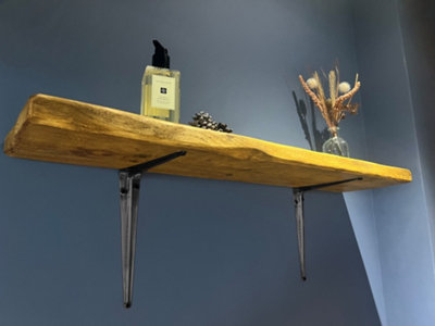 London Shelf Bracket 125X150mm Gunmetal (Pack Of 4) DIY at B&Q