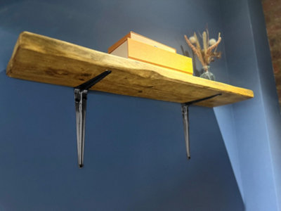 London Shelf Bracket 150X200mm Gunmetal (Pack Of 4) DIY at B&Q