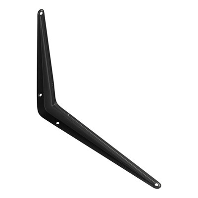 London Shelf Bracket Black 175 x 225mm Heavy Duty Metal Pack Of 10